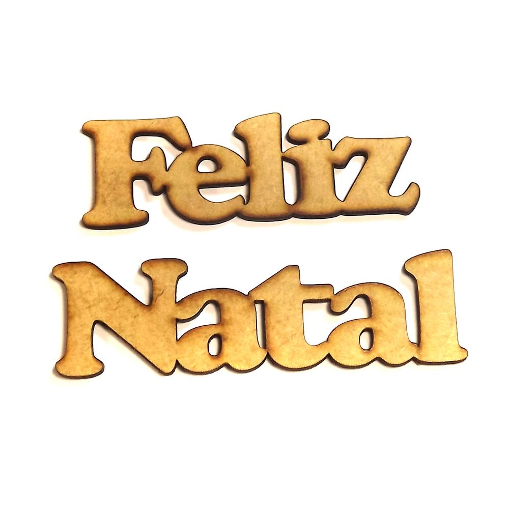 Placa Feliz Natal - Cria Arte Laser