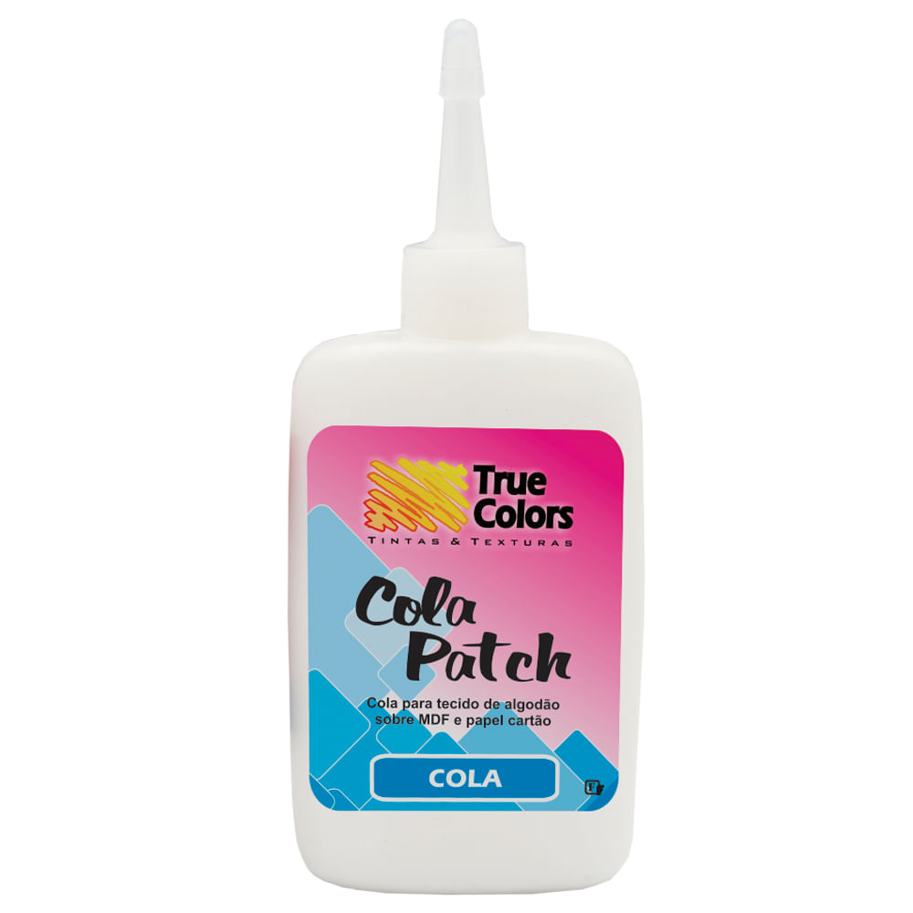 Cola Para Tecido Resistente A Lavagens Cola Patchwork para Tecidos 90ml - True Colors - PalacioDaArte