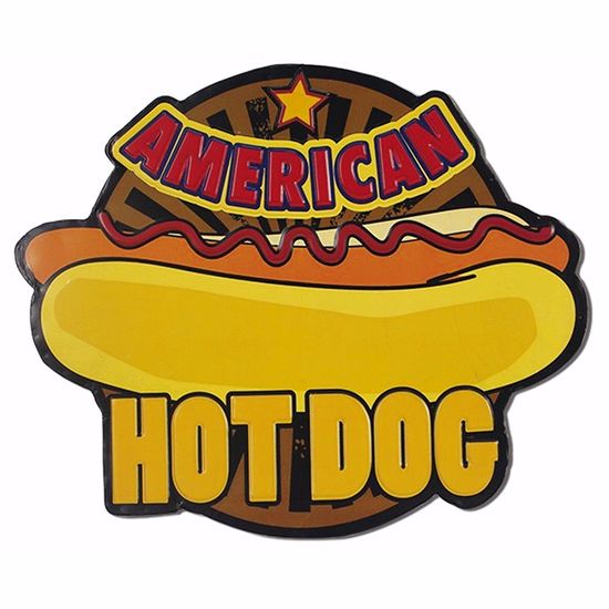 Placa-Decorativa-32x215cm-American-Hot-Dog-LPQM-029---Litocart