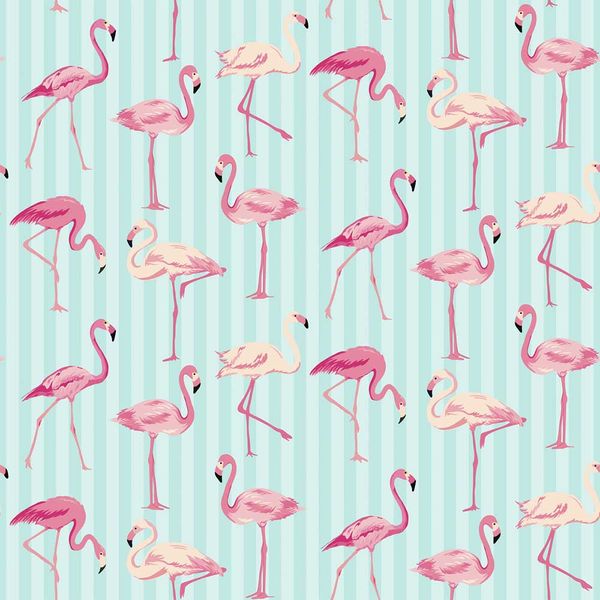 Papel-Scrapbook-Litocart-LSCE-007-305x305cm-Flamingos-com-Listras-Azuis