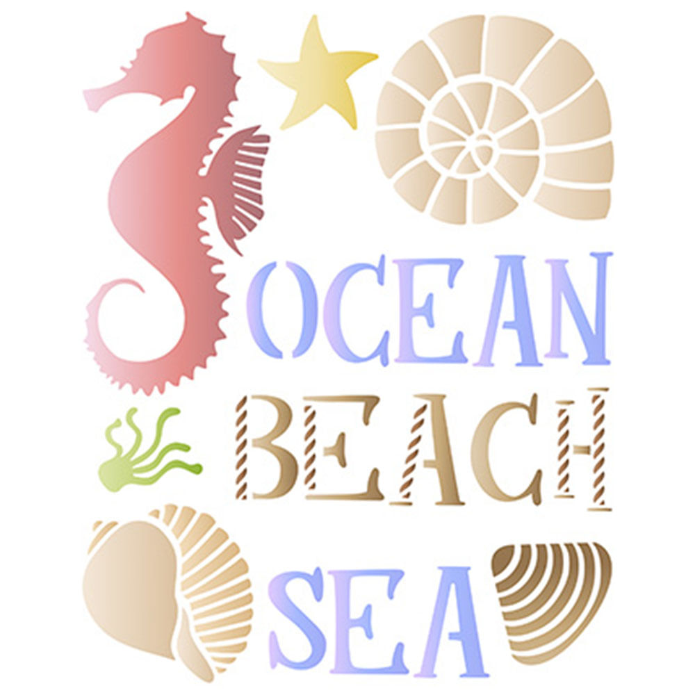 Get Stencil Litoarte 25x20cm Pintura Simples Str 079 Cavalo Marinho E Free Get Wallpaper Stencil Litoarte 25x20cm Pintura Simples Str 079 Cavalo Marinho E Free