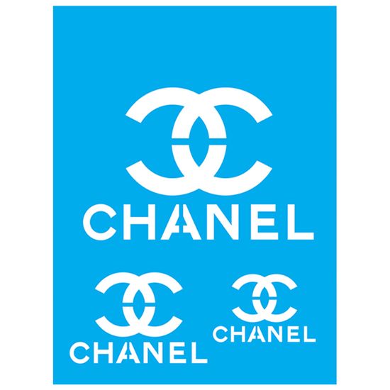 Stencil Litocart 20x15 Lsm 130 Chanel Palaciodaarte