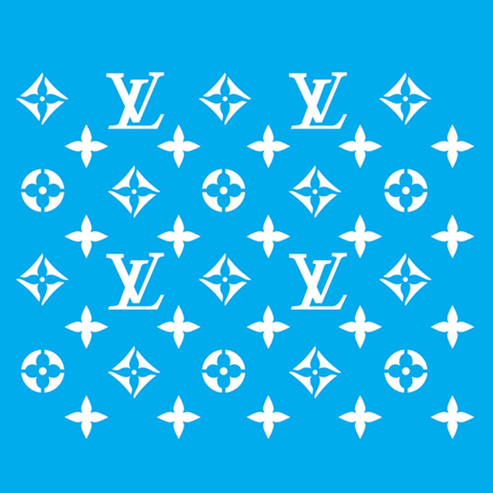 Stencil Litocart 20x20 LSQ169 Louis Vuitton PalacioDaArte