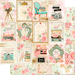 Papel-Scrapbook-Litoarte-SD-1154-Bons-Momentos-Cards-Floral-305x305cm
