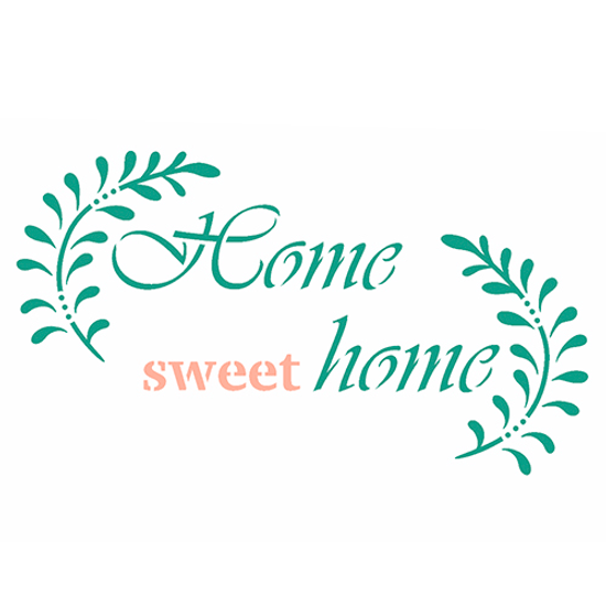 Stencil-OPA-Simples-15x20-OPA2938-Frase-Home-Sweet-Home
