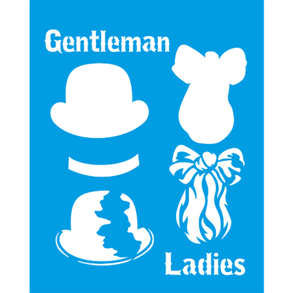 Stencil-Litocart-25x20-LSG-118-Gentleman-Ladies