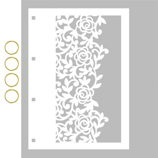 Capa-para-Mini-Album-em-Acrilico-Branco-Decore-Crafts-15x21cm-2101-62-Renda-II