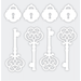Aplique-Charme-Decore-Crafts-10x15cm-2101-45-Chaves-e-Cadeados-Branco