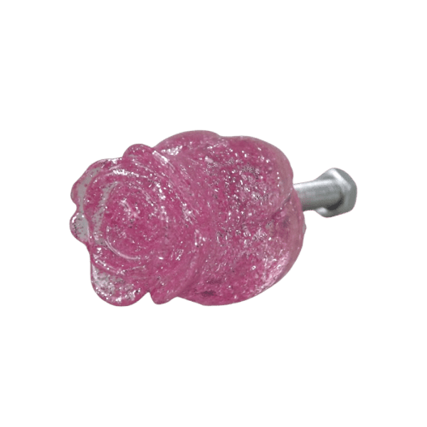 Puxador-de-Gaveta-Botao-de-Rosa-2x2-Resina-Transparente-Rosa
