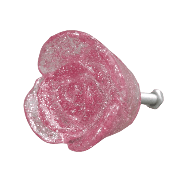 Puxador-de-Gaveta-Flor-Rosa-35x35-Resina-Transparente-Rosa