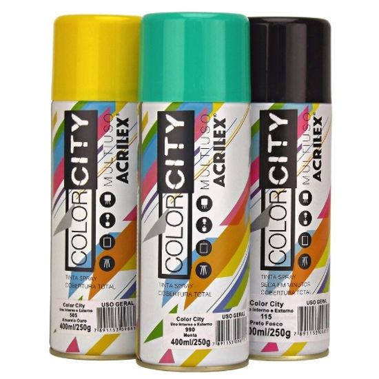 oscuridad debate Resentimiento Tinta em Spray Color City Multiuso Acrilex 400ml - PalacioDaArte