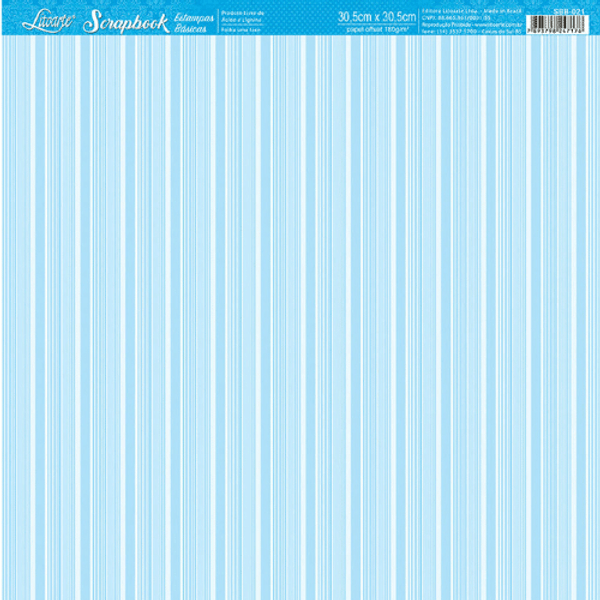 Papel-Scrapbook-Litoarte-305x305cm-SBB-021-Listras-Azul