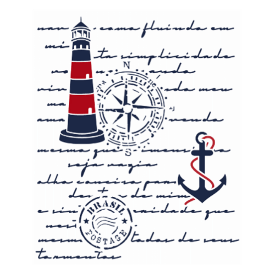 Stencil-Opa-20x25-3168-Carta-Antiga-Nautica