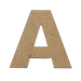 Kit Aplique Letras Arial Black em MDF 15cm de Altura com 26 Peças