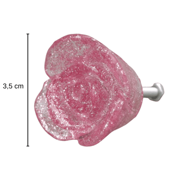 Puxador-de-Gaveta-Flor-Rosa-35x35-Resina-Transparente-Rosa