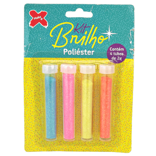 Kit-Glitter-Brilho-em-Poliester-Nº-2-Make-Mais-2g-com-4-Unidades