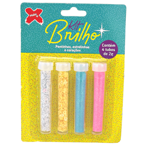 Kit-Glitter-Brilho-em-Poliester-Nº-3-Make-Mais-2g-com-4-Unidades
